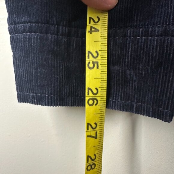 BANANA REPUBLIC Men's Corduroy Trucker Jacket - Navy Blue MEDIUM - Picture 4 of 5